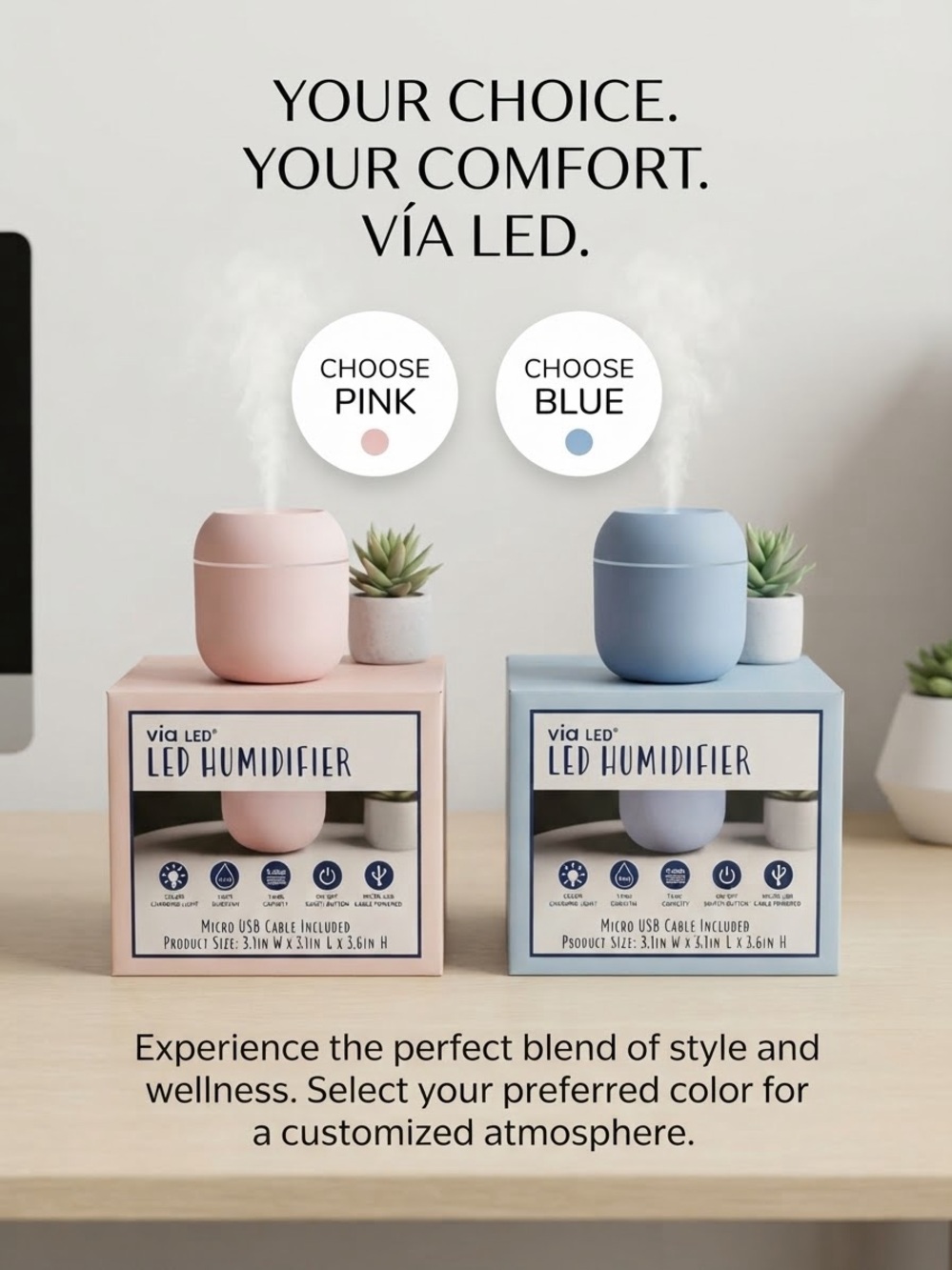 LED Mini Humidifier